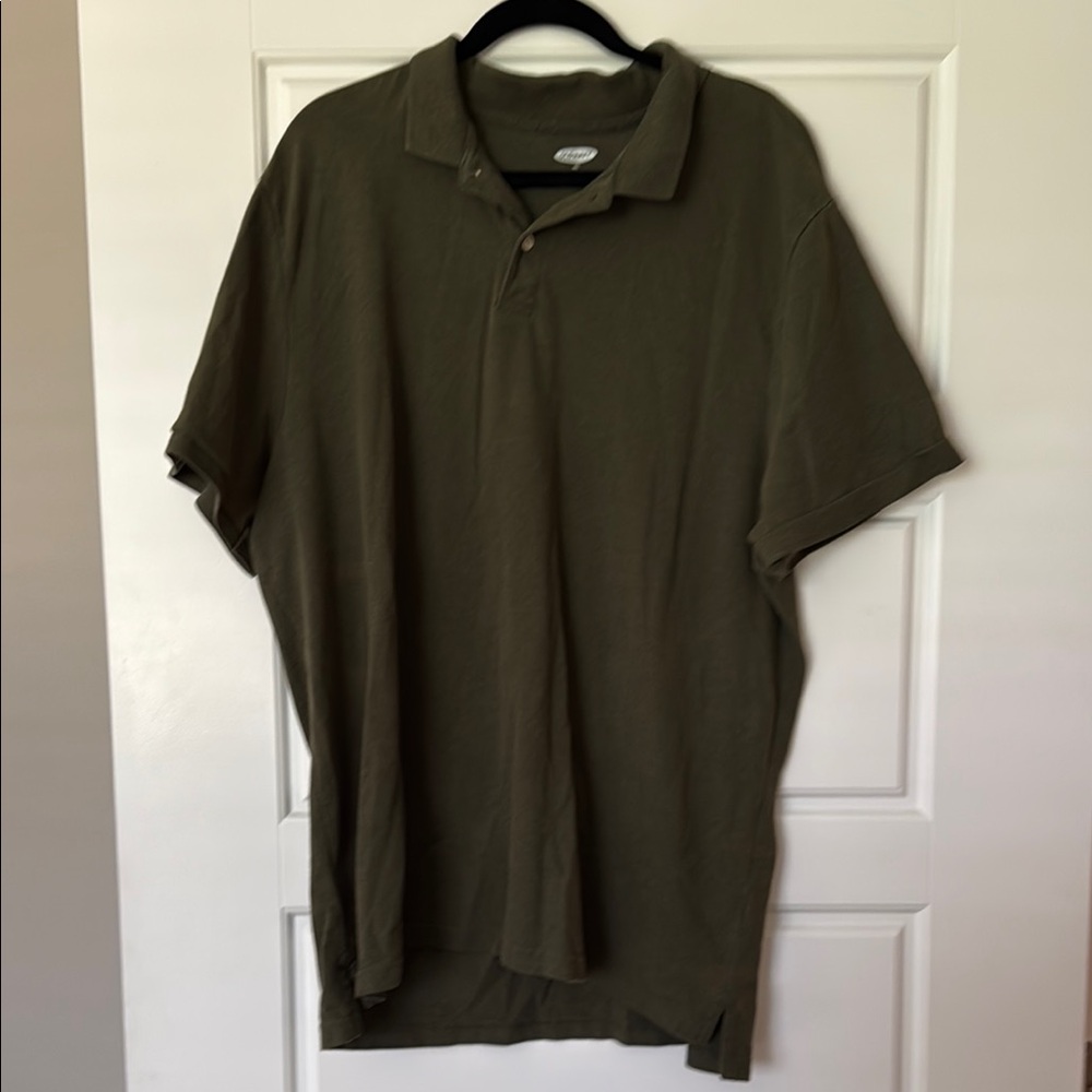 Men's Olive Green Polo Shirt